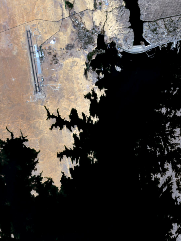 Satellitenbild des Monats April 2021: Assuan-Staudamm (Ägypten)