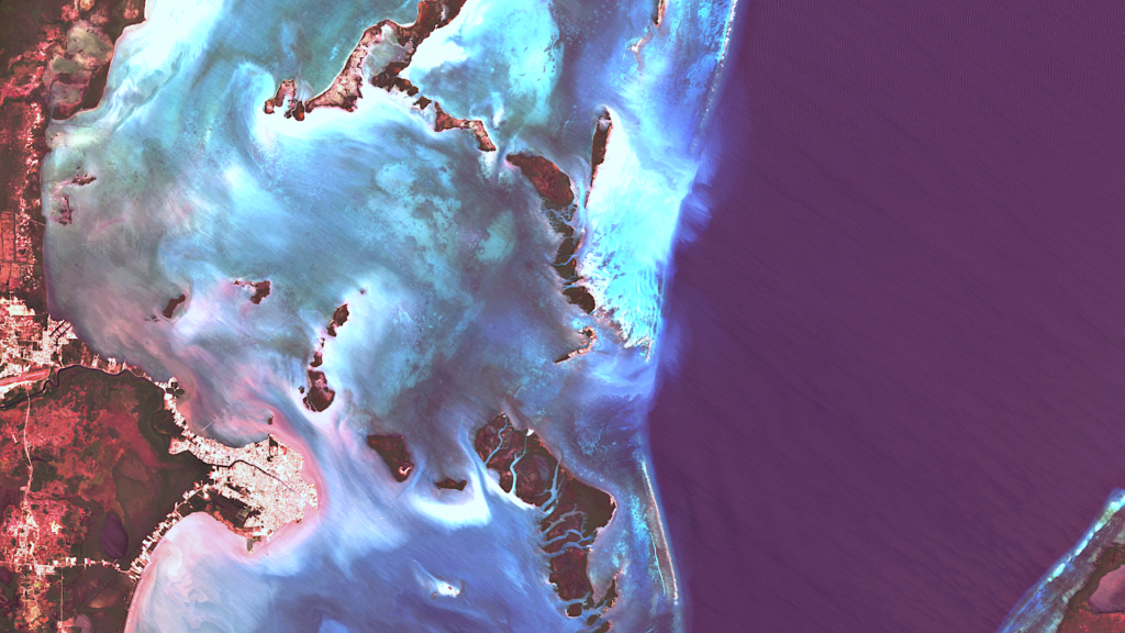 Satellitenbild des Monats Juli 2024: Belize City (Belize)