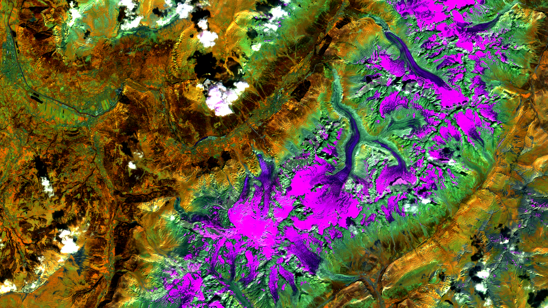 Satellitenbild des Monats Oktober 2024: Mont Blanc (Frankreich & Italien)